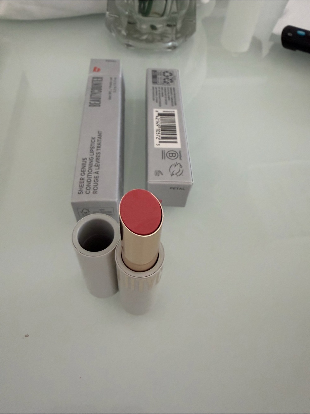 beautycounter Sheer Lipstick in Coral Pink